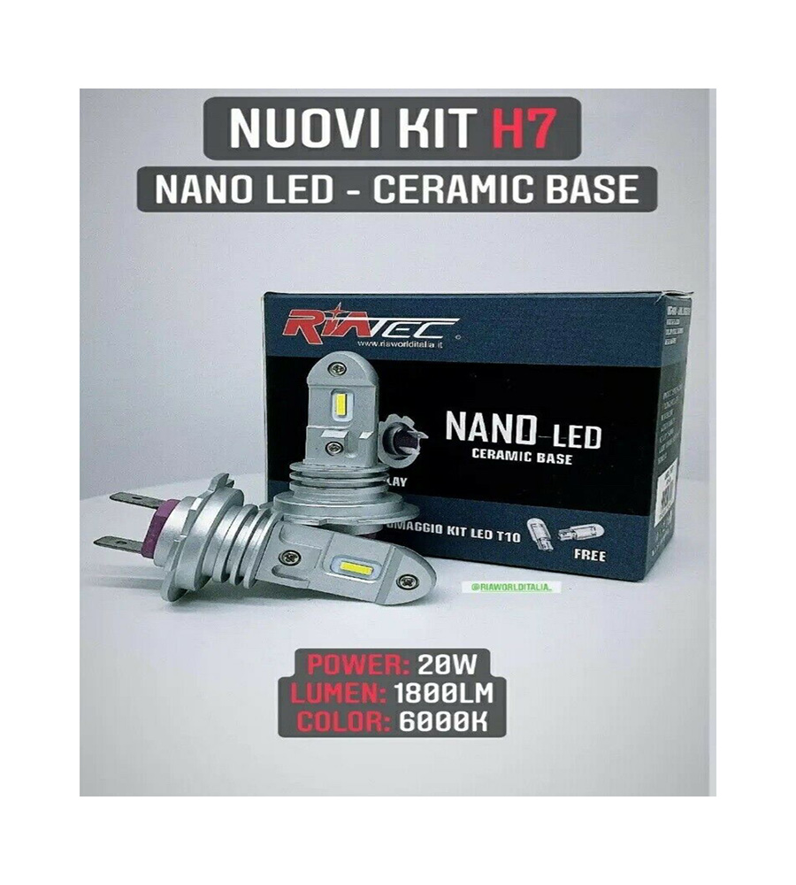 KIT NANO LED H7-H18 12/24V 1800 Lm