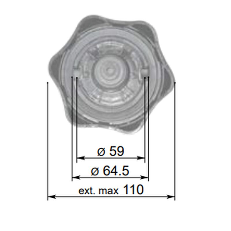 TAPPO CARB BAION C/CHIAVE STRALIS E6 - Image 3